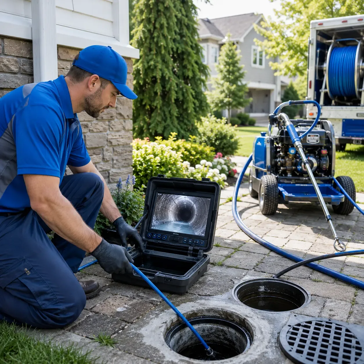 Outdoor drain cleaning professionals serving Fair Lawn, NJ